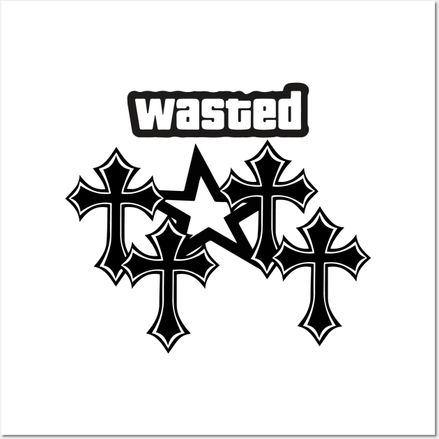 wasted. west cost Wall Art by vellouz55